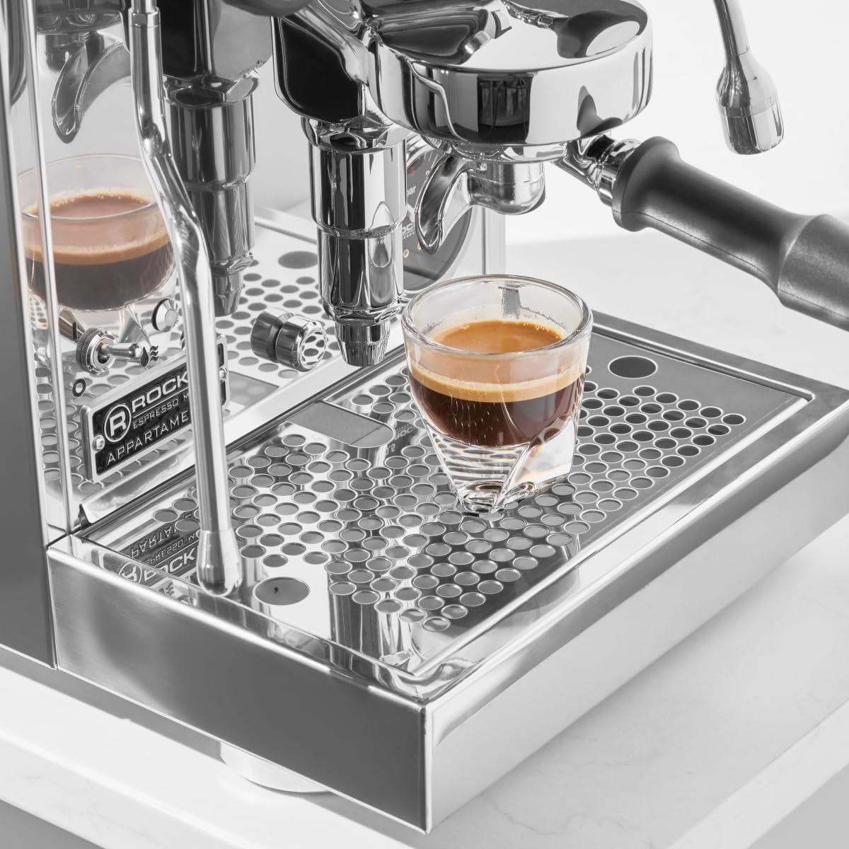 Rocket Espresso Appartamento TCA Espresso Machine (Stainless/Black)
