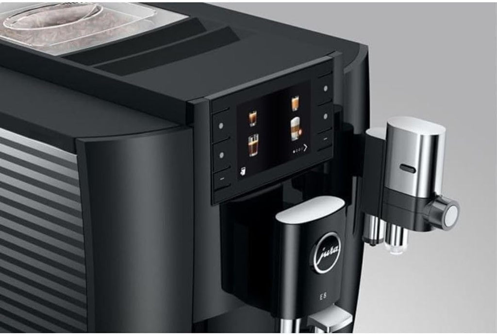 Jura E8 (NAA) 4th Gen Automatic Coffee Machine (Piano Black)