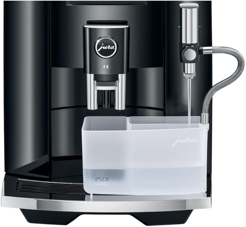 Jura E8 (NAA) 4th Gen Automatic Coffee Machine Black-Certified Refurbished