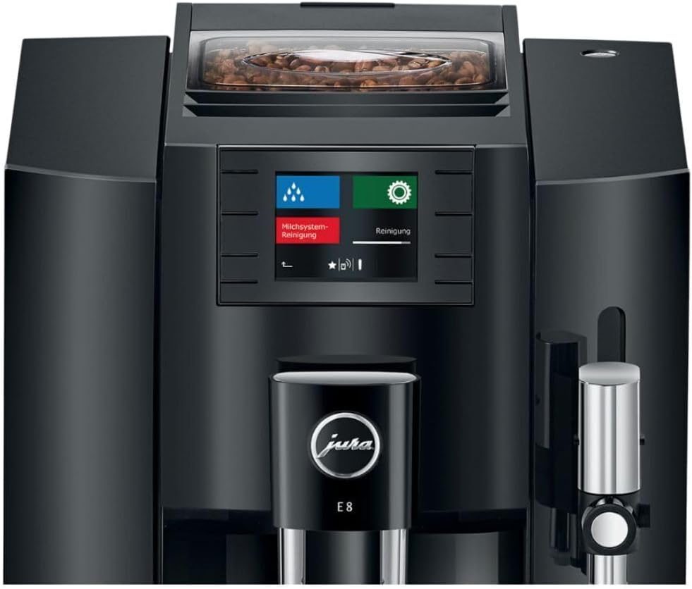 Jura E8 (NAA) 4th Gen Automatic Coffee Machine Black-Certified Refurbished