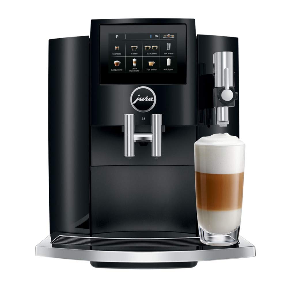 Jura S8 Automatic Coffee Machine 64 oz, Moonlight Silver