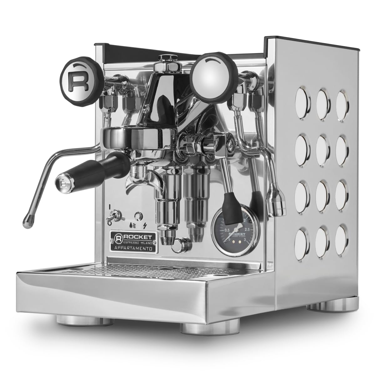 Rocket Espresso Appartamento TCA Espresso Machine (Stainless/Black)