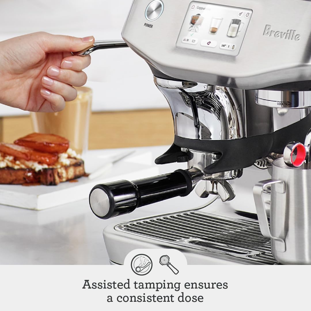 Breville Barista Touch Impress Espresso Machine BES881DBL, Damson Blue