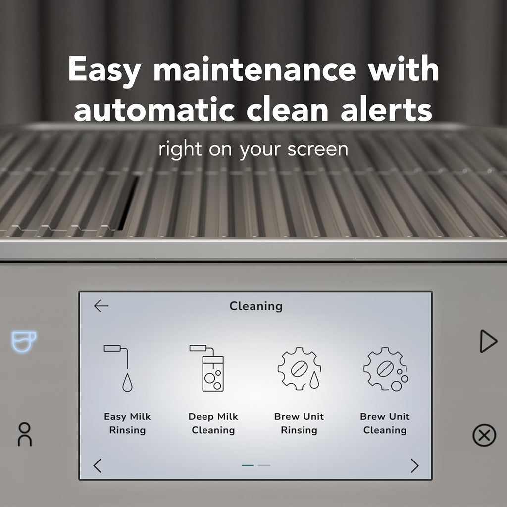 KitchenAid Fully Automatic Espresso Machine KF8 with Milk Attachment and Plant Based Milk Options, KES8558SX, Stainless Steel
