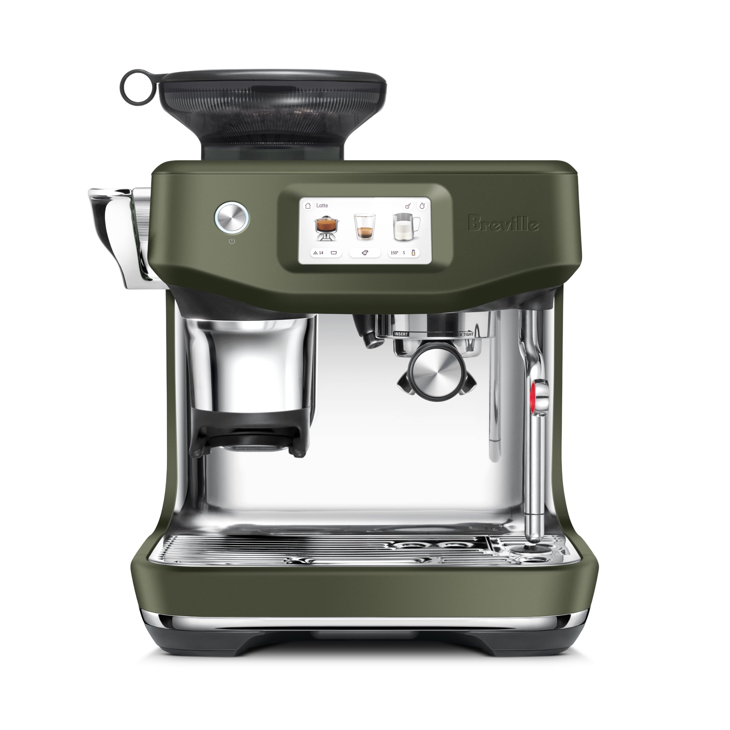 Breville Barista Touch Impress Espresso Machine BES881DBL, Damson Blue