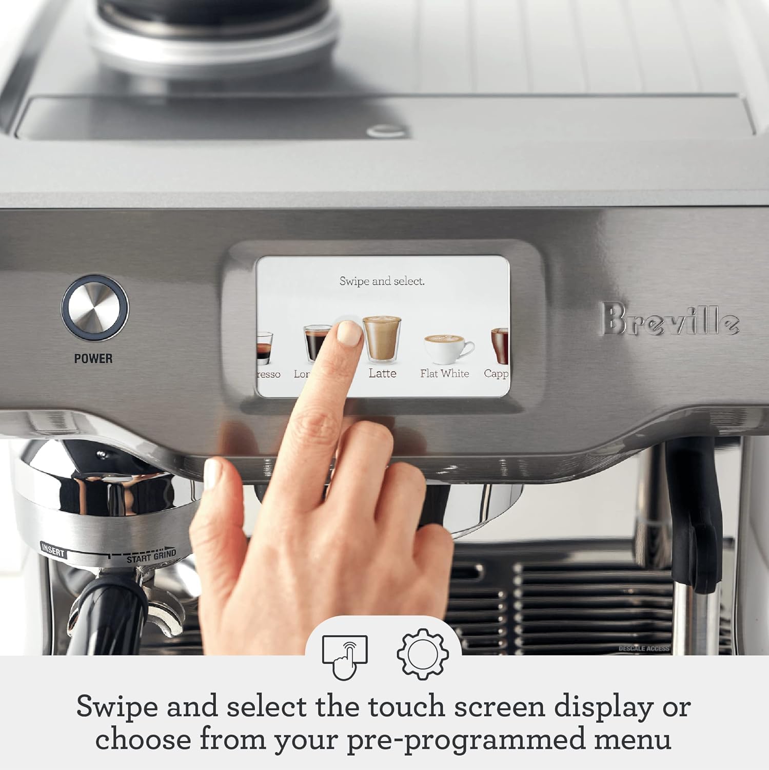 Breville Oracle Touch Espresso Machine BES990BSS, Brushed Stainless Steel