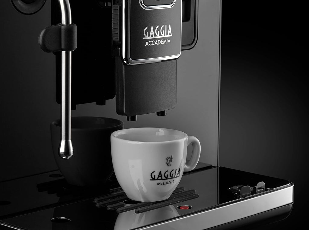 Gaggia Accademia Luxury Italian Fully Automatic Espresso Machine with 19 Customized drink settings,0.5 Liters,RI9782/46 Brushed Stainless