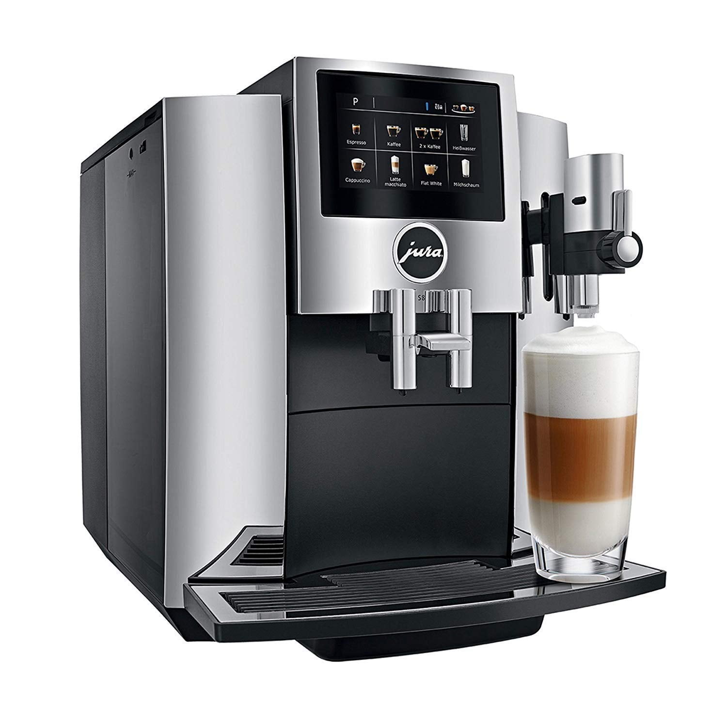 Jura S8 Automatic Coffee Machine 64 oz, Moonlight Silver