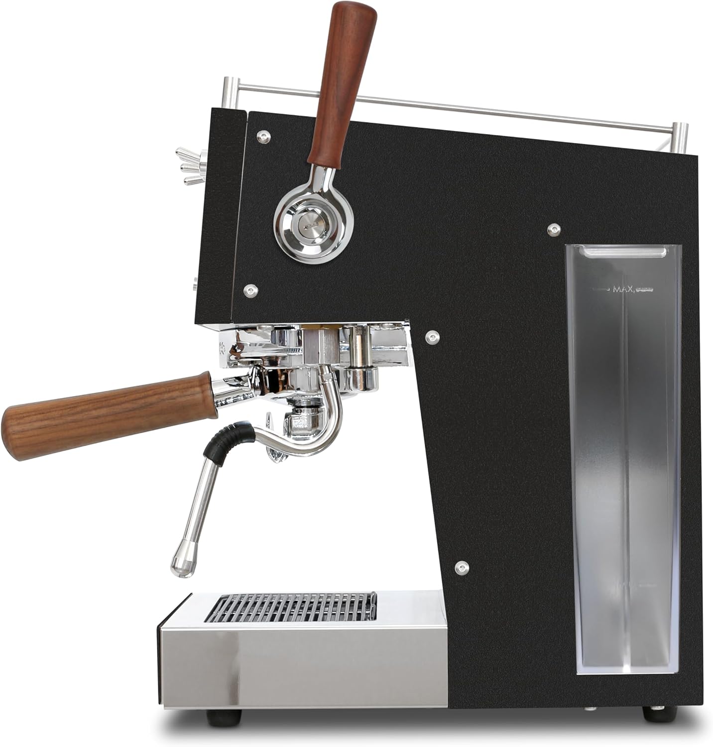 Ascaso Steel DUO PLUS Espresso Machine | PID | Programmable | Volumetric Controller | Dual Thermoblock | 120V | (Black)