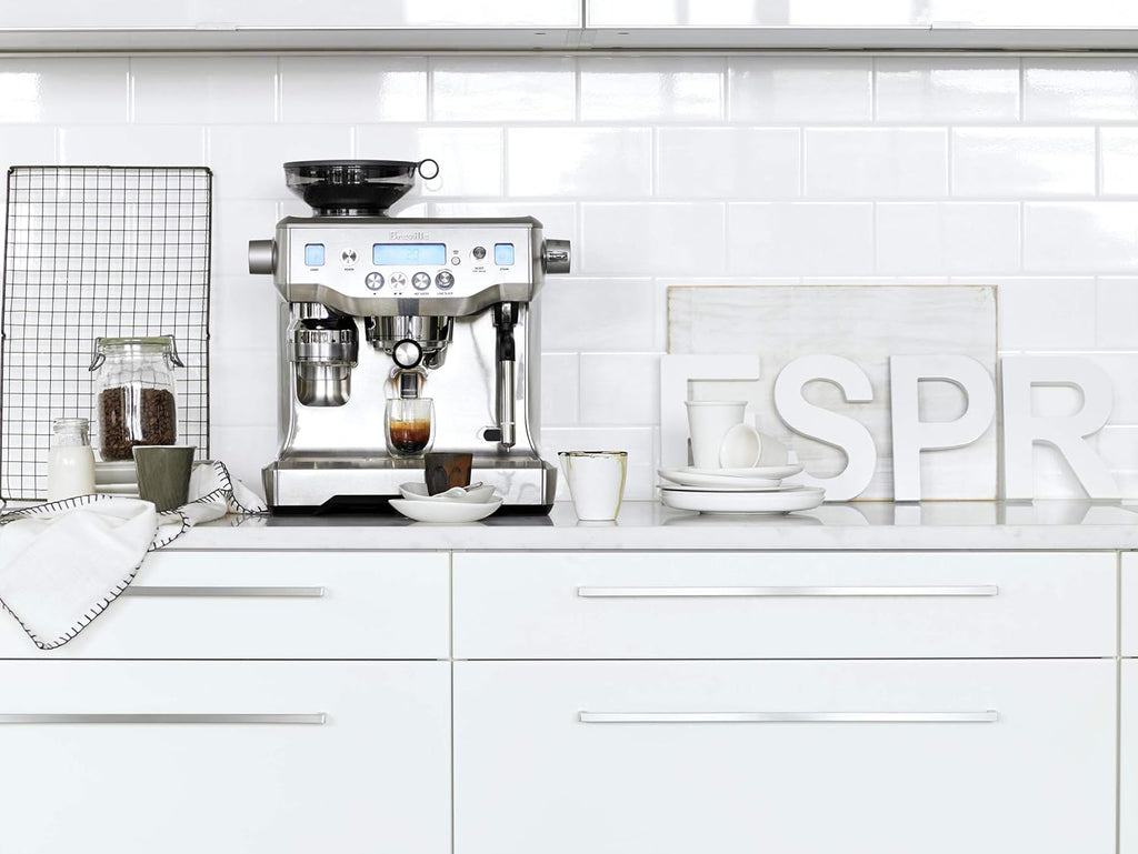 Breville Oracle Espresso Machine BES980XL, Brushed Stainless Steel